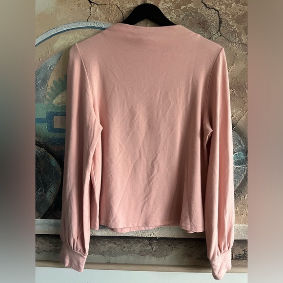 Encircled Bamboo-Cotton Pink Sweater - Picture 7 of 10